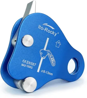Rope Grab - Fall Belay Device for Rope Climbing Arborist Rescue and Aerial Work