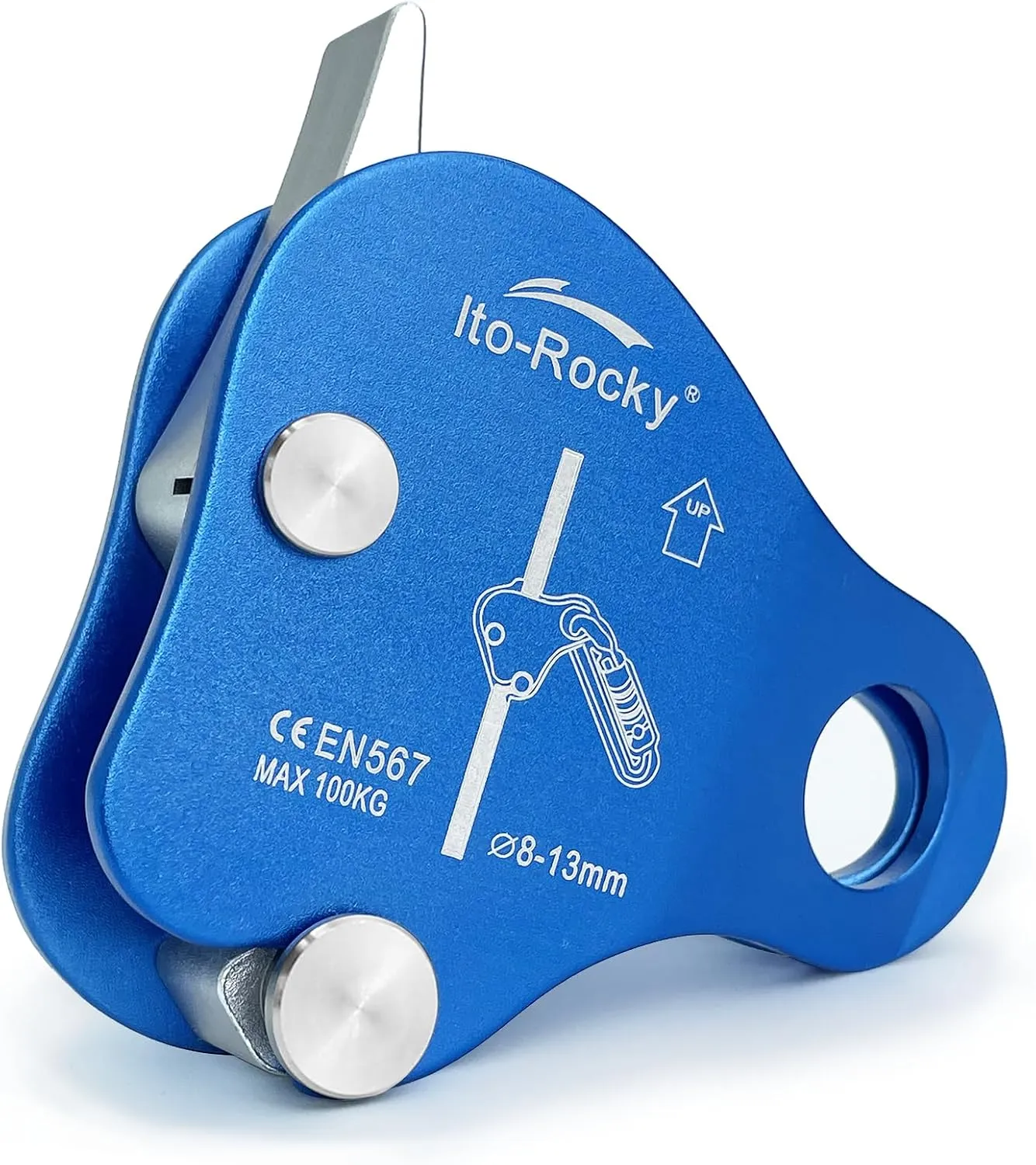 Rope Grab - Fall Belay Device for Rope Climbing Arborist Rescue and Aerial Work