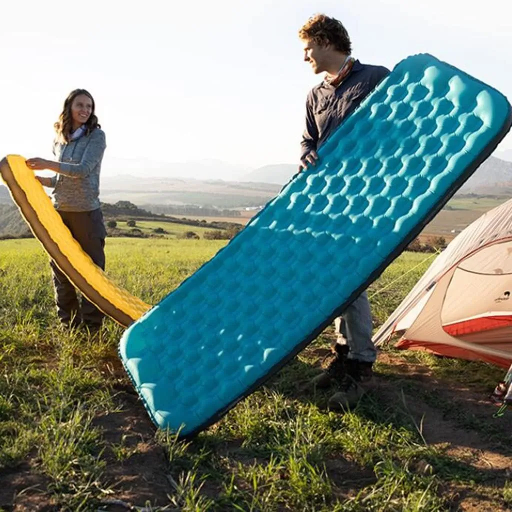 Self-Inflating Pads Camping Inflatable Sleeping Pad Thickened Backpack Travel Air Mattress Comes with Small Carrying Case Suitable for Hiking Travel and Outdoor Tent