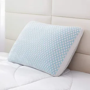 Shredded Memory Foam Cooling Soft Pillow Queen Size, Adjustable Hypoallergenic Hotel Quality Pillow for Side, Stomach and Back Sleeper, Bamboo Viscose Cover, Oeko-TEX Certified