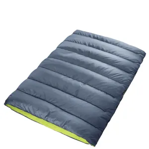 Sleeping Bag Double Outdoor Camping Hiking Thermal -10°C Tent - Grey