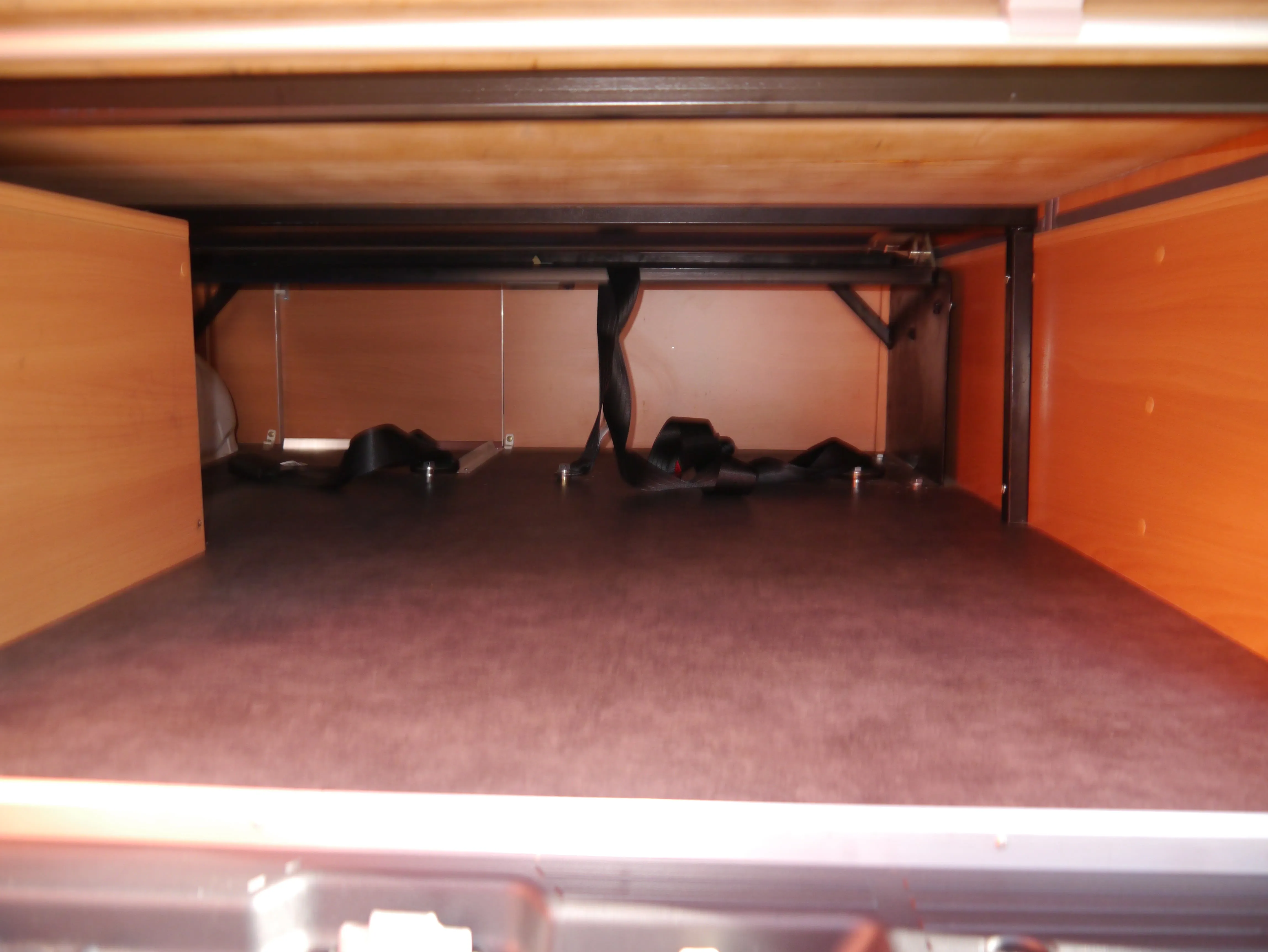 SOLD - 2021 LWB Toyota Hiace Campervan - Rock N Roll Bedseat Floorplan