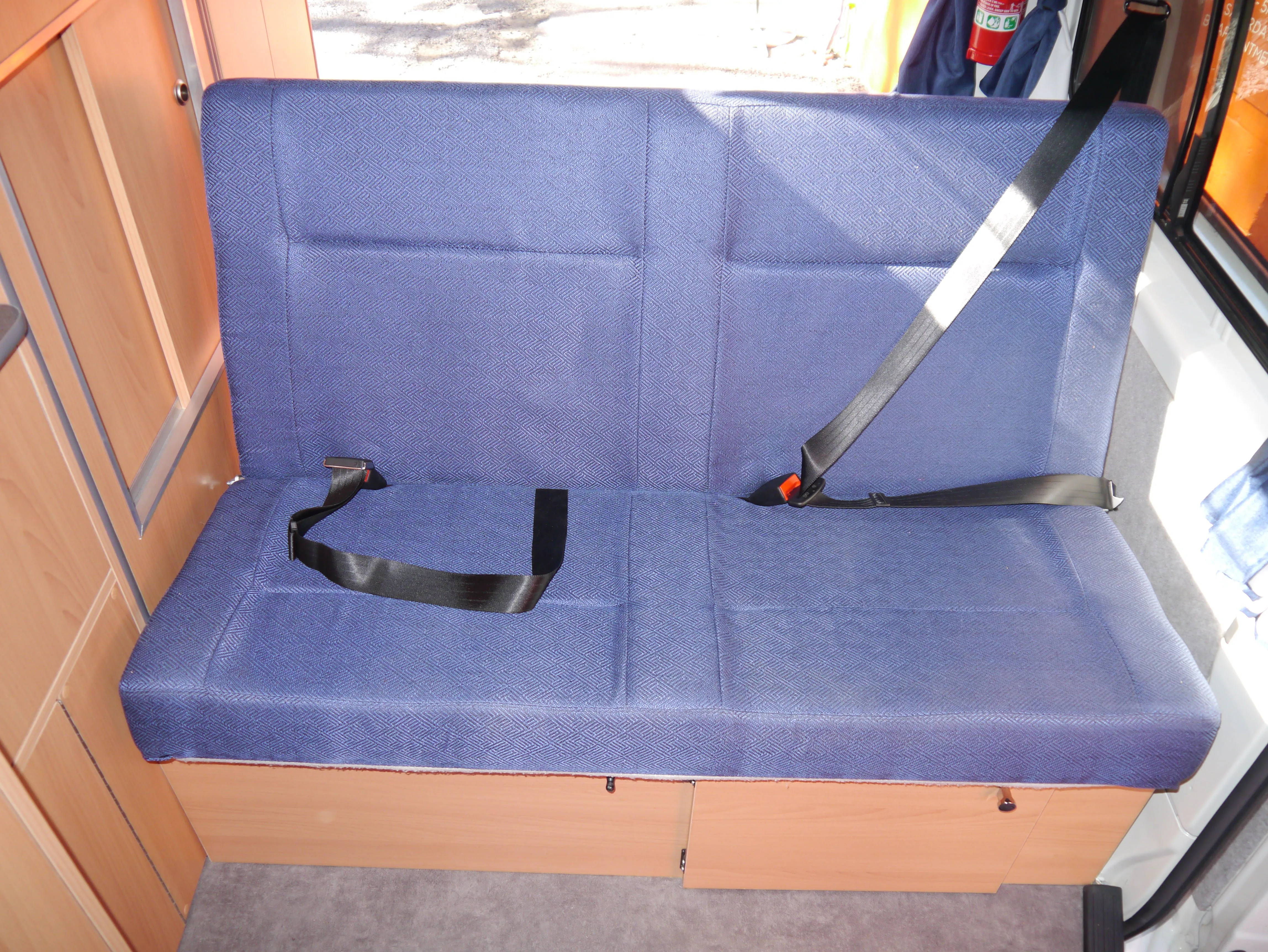 SOLD - 2021 LWB Toyota Hiace Campervan - Rock N Roll Bedseat Floorplan