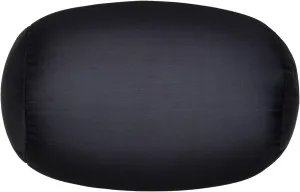 Squishy Microbead Neck Pillow, 7Inch x 12Inch Soft Travel Body Bed Pillow Bean Pillow for Kids Adult Chair Sleeping Car Seat, Fun Dormroom (Black)