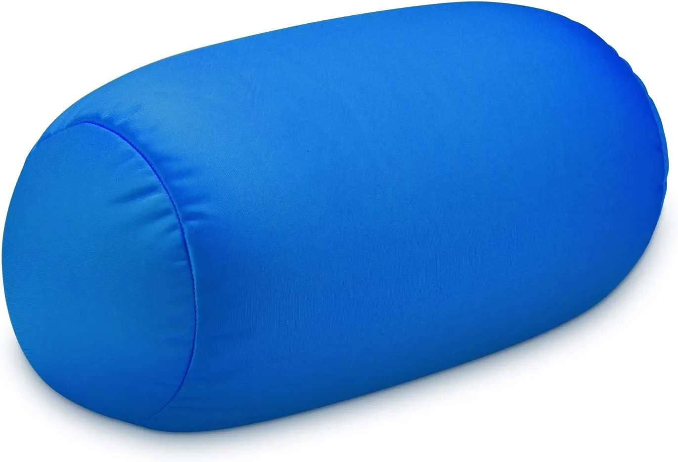 Squishy Microbead Neck Pillow, 7Inch x 12Inch Soft Travel Body Bed Pillow Bean Pillow for Kids Adult Chair Sleeping Car Seat, Fun Dormroom (Sky Blue)