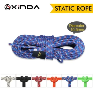 Static XINDA Lanyard Rope diameter Best deal Rope Climbing High Climbing Safety Rock Equipment Expansive variety Surviva 10.5mm Strength Camping