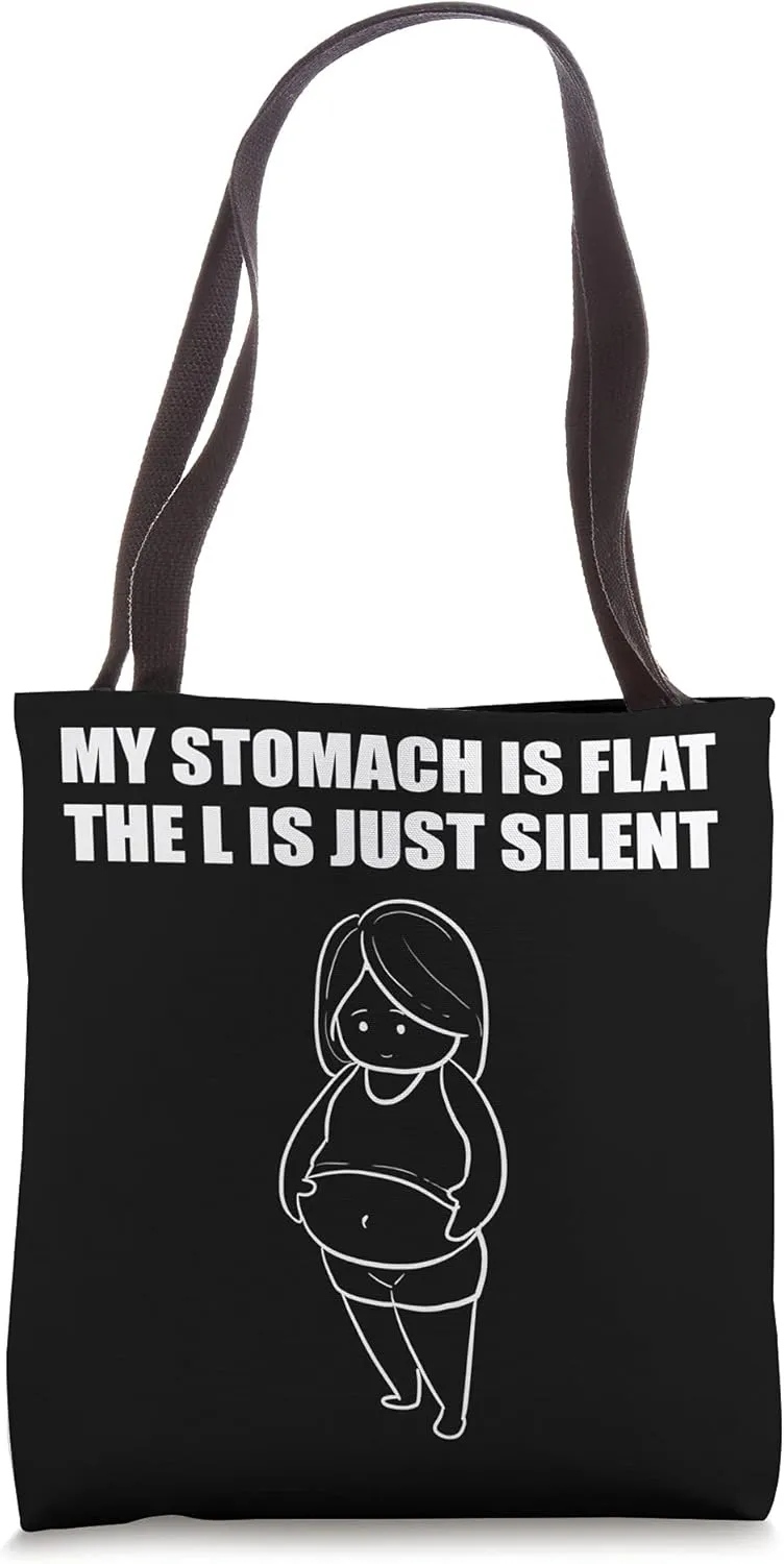 Stomach is flat Lush Person Tote Bag