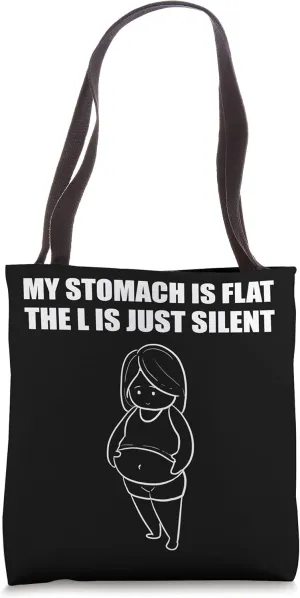 Stomach is flat Lush Person Tote Bag