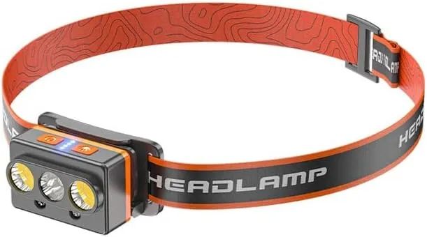 Strong Light Headlight Charging Super Bright Head-Mounted Trumpet Induction Night Fishing Special Flashlight Outdoor
