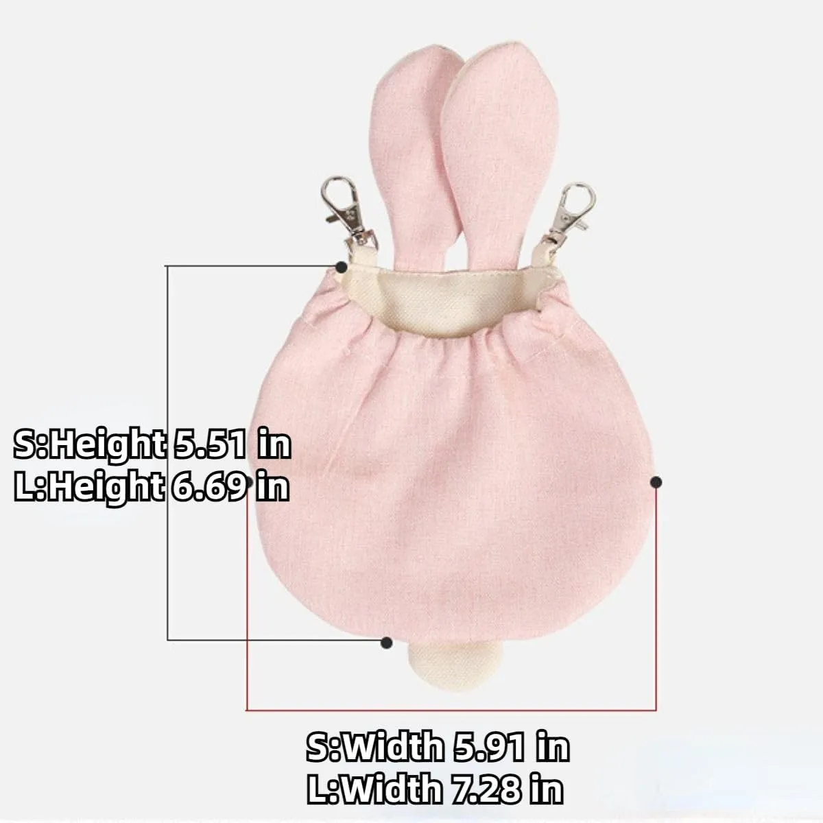 Sugar Gliders Sleeping Pouch Snuggle Cage Hanging Bed House for Squirrels Marmosets Rats Hamster Small Pets (Coffee,Large)