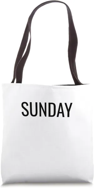 Sunday Tote Bag
