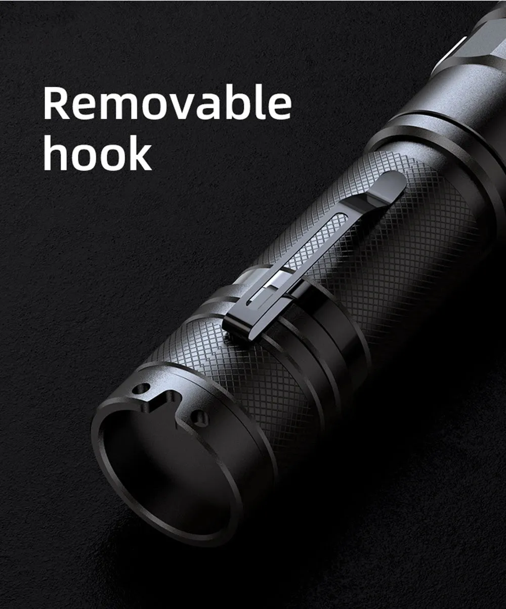 SuperFire A2-P50 Rechargeable LED USB Flashlight