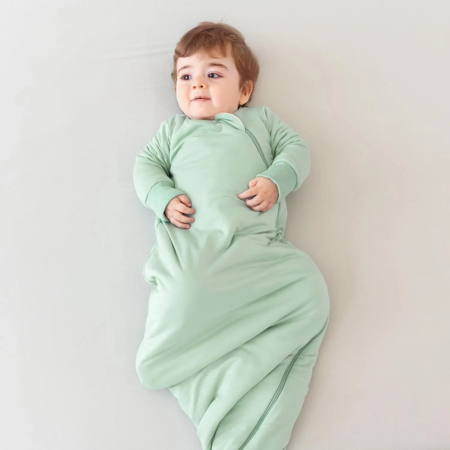 Supersoft Baby Premium Bamboo Viscose Long-Sleeve Wearable Sleeping Bag Sack Blanket 1.0 TOG