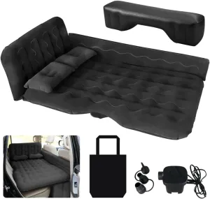 SUV Air Mattress Camping Bed - Car Mattress Back Seat Portable Foldable Car Air Bed SUV Sleeping Pad Car Bed Mattress for Sedan SUV Truck, Full