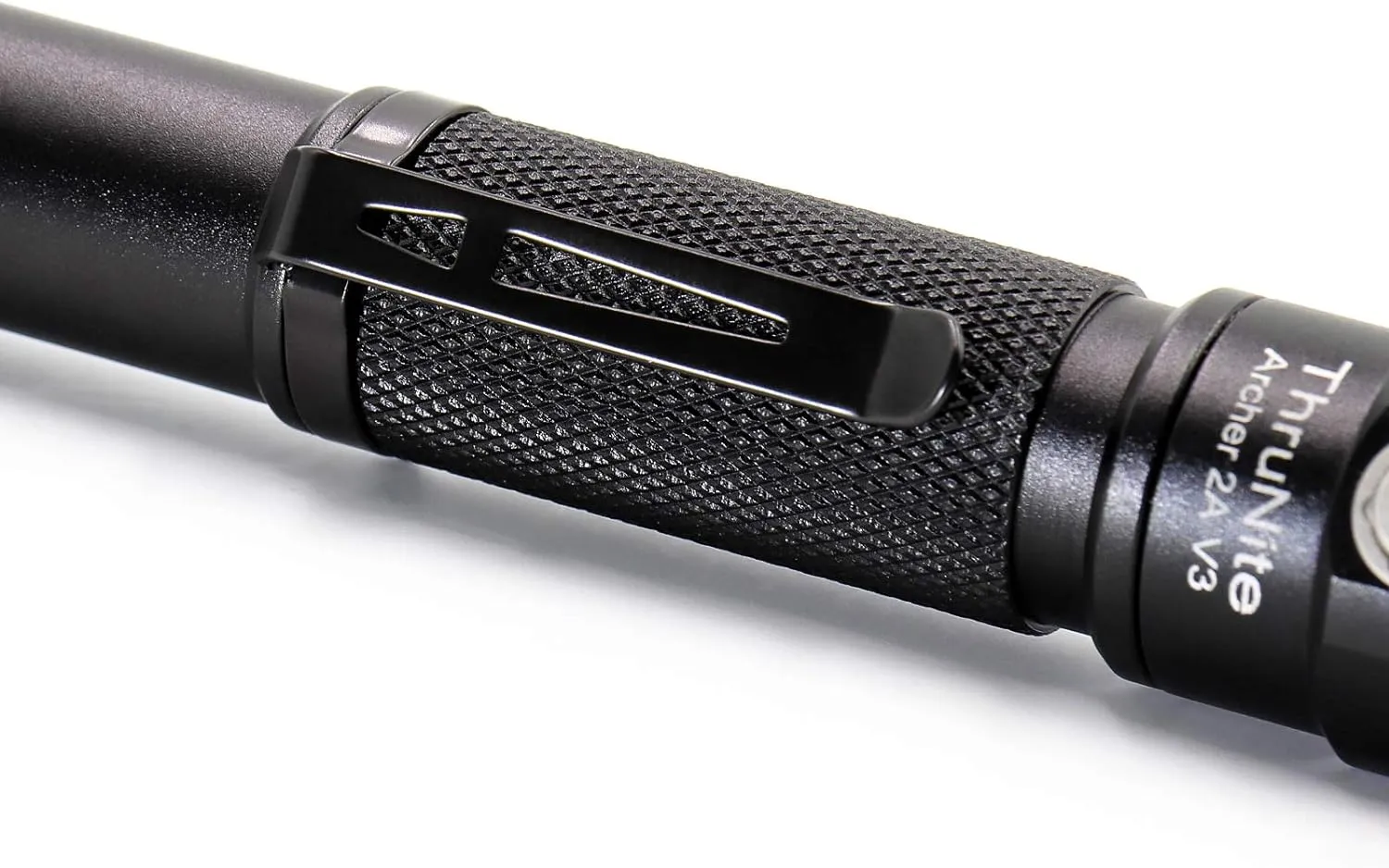 ThruNite LED Flashlight Archer 2A V3, 500 Lumens Mini AA Flashlight with Lanyard, IPX8 Water-Resistant Dual Switch Outdoor Flash Light for Hiking, Camping, Everyday Use, EDC - CW