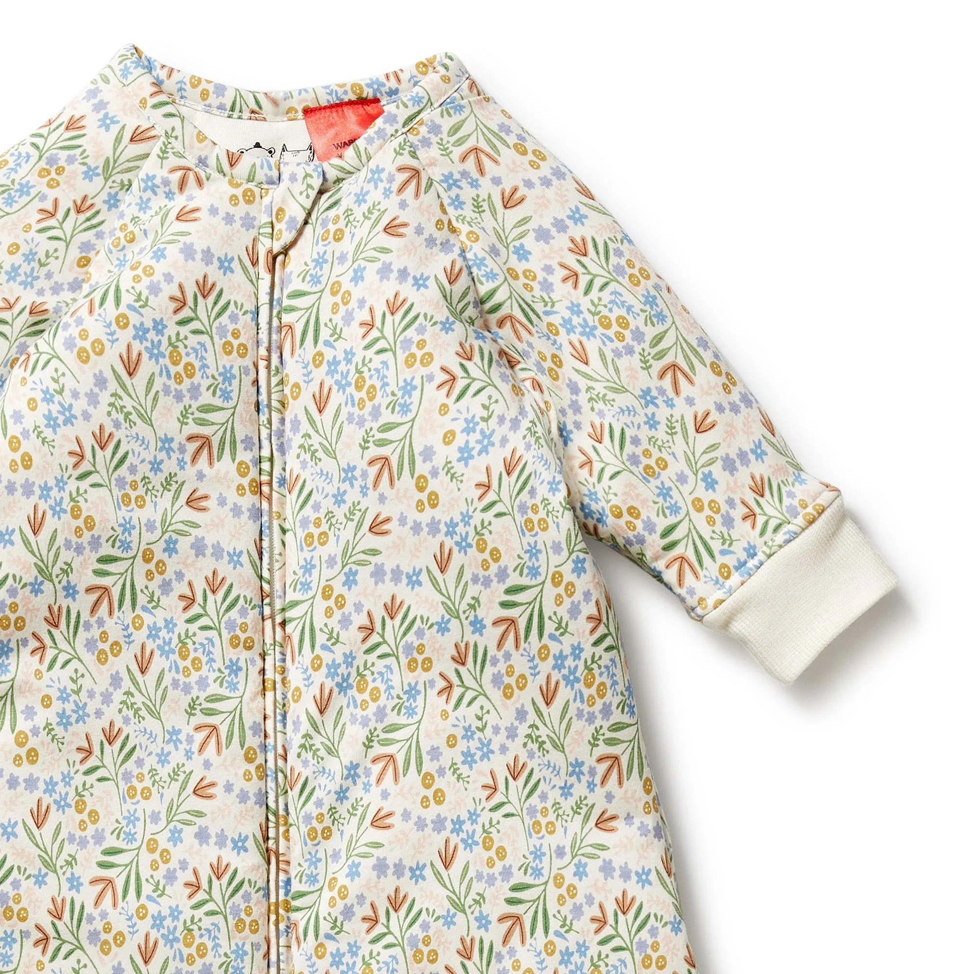 Tinker floral Organic Long Sleeved Sleeping Bag