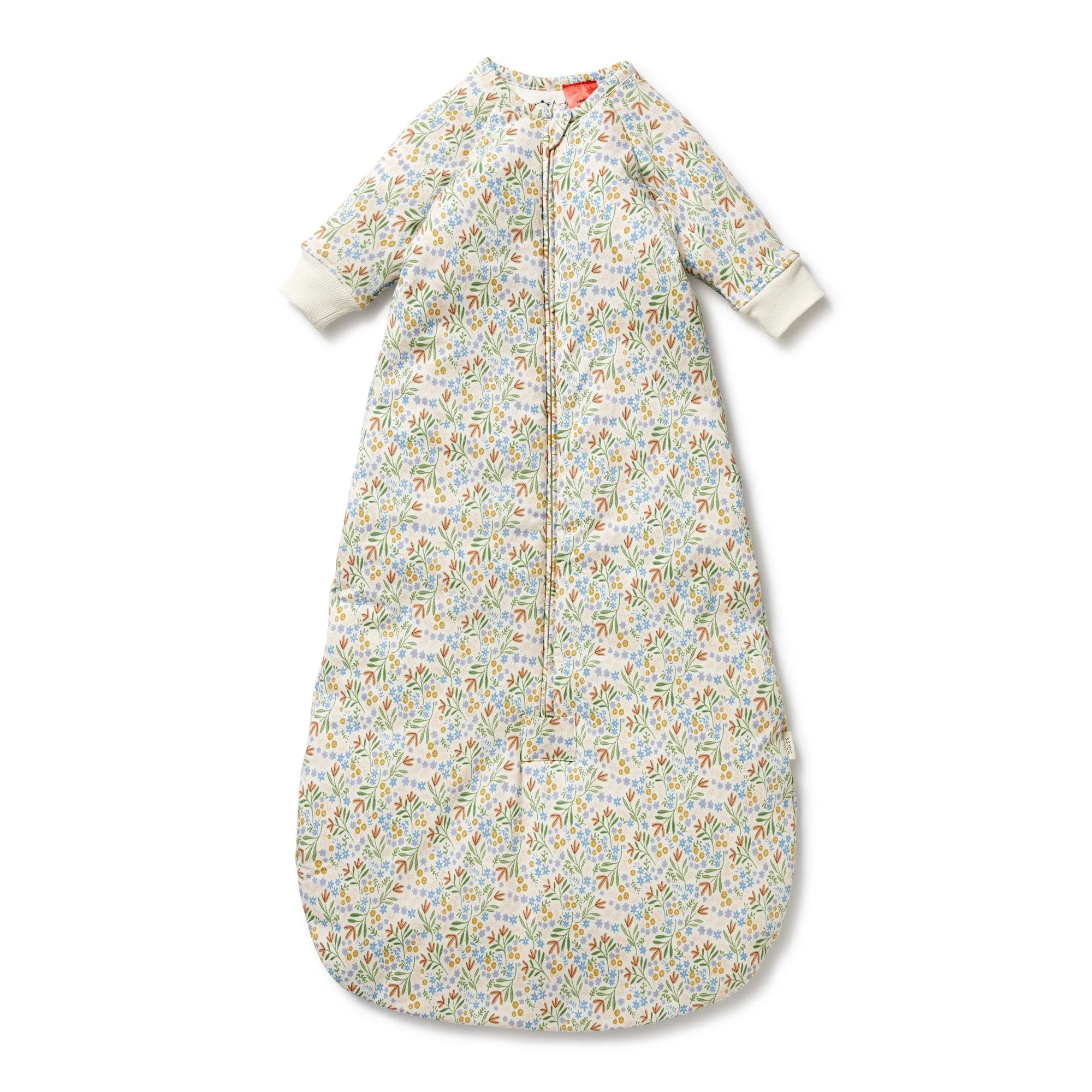 Tinker floral Organic Long Sleeved Sleeping Bag