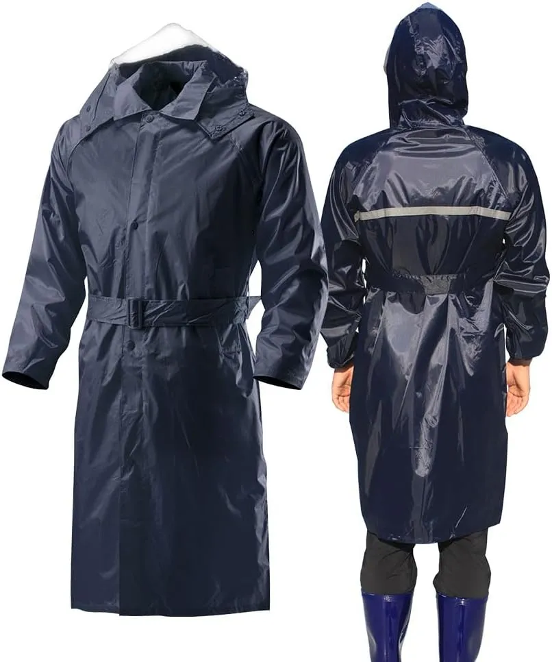 TK-RainWear R5002 High Visibility RainCoat Rain Gear for Men Waterproof Lightweight Reflective Rain Wear for Men Women