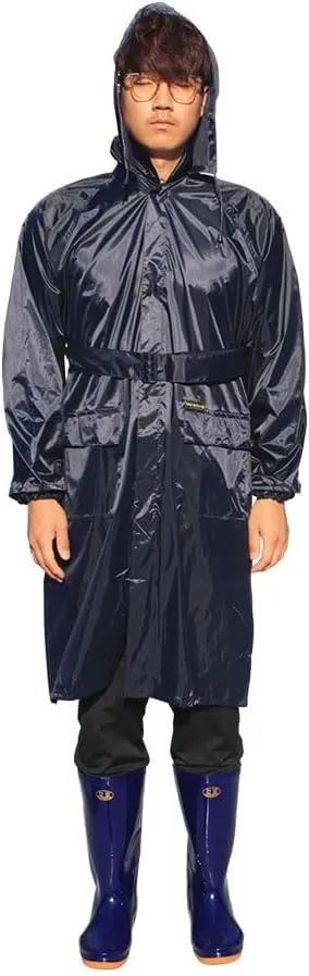 TK-RainWear R5002 High Visibility RainCoat Rain Gear for Men Waterproof Lightweight Reflective Rain Wear for Men Women