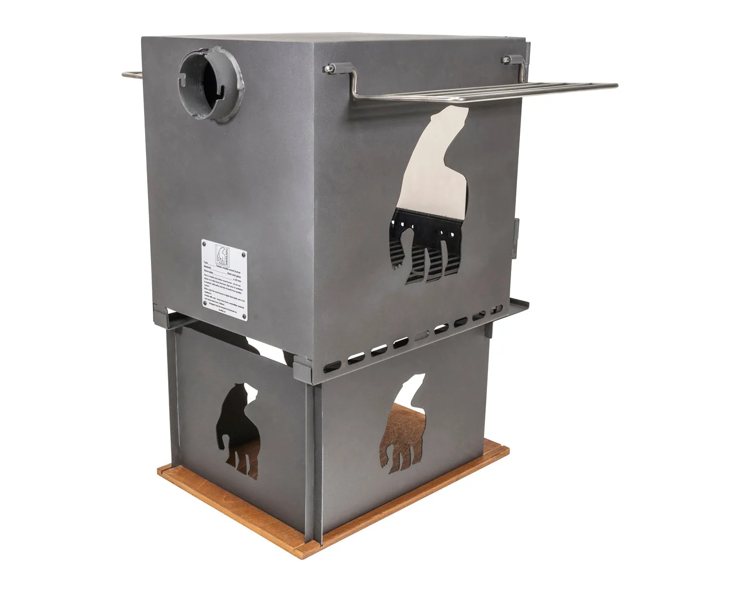 Torden Wood Burner Set - Black