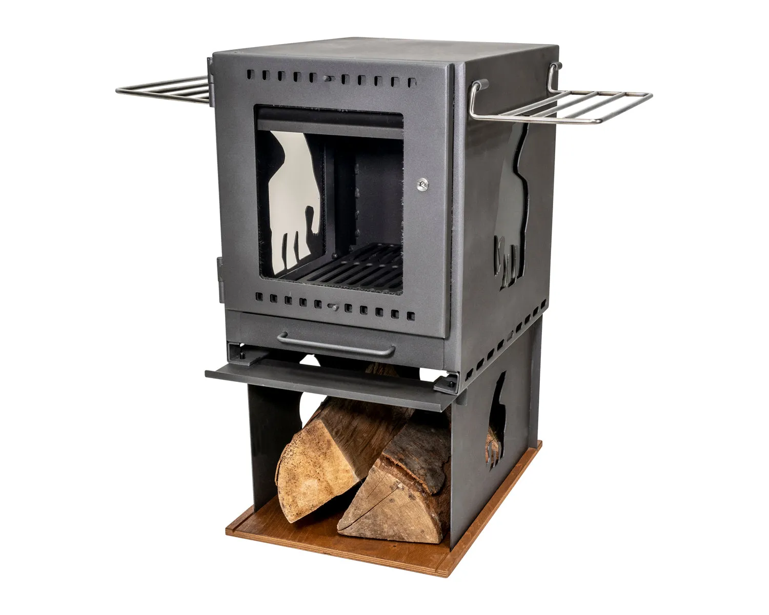 Torden Wood Burner Set - Black