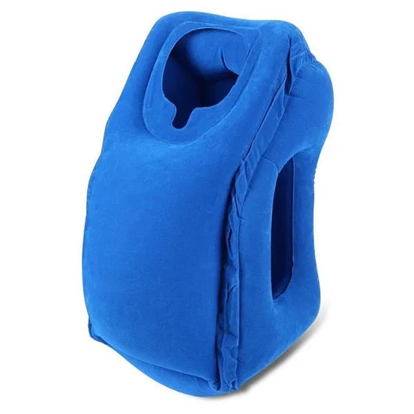 Travel Neck for Airplane High-tech-enabled Inflatable Sleeping Flight Outdoor Women Bag Sleeping USHIO Men Portable XC Extensive range Cushion Easy Train Pillow