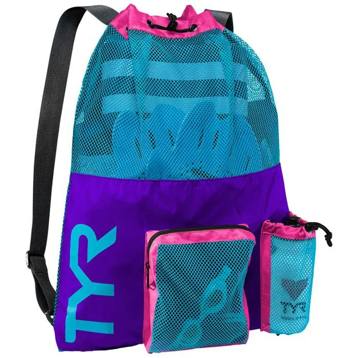 TYR Big Mummy Mesh Bag - Purple/Blue