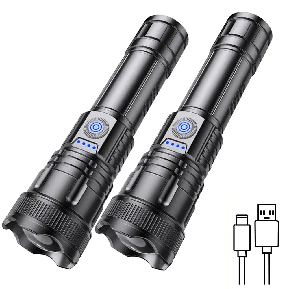 Ultra bright LED Flashlight 2 pcs set