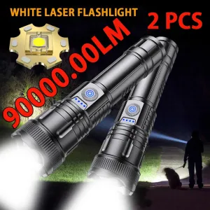 Ultra bright LED Flashlight 2 pcs set