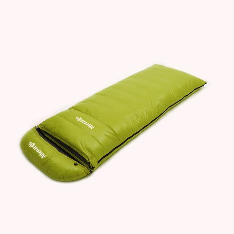 Ultralarge(200 30)x90CM white goose down 2000g/2200g/2500g filling outdoor camping winter warm sleeping bag