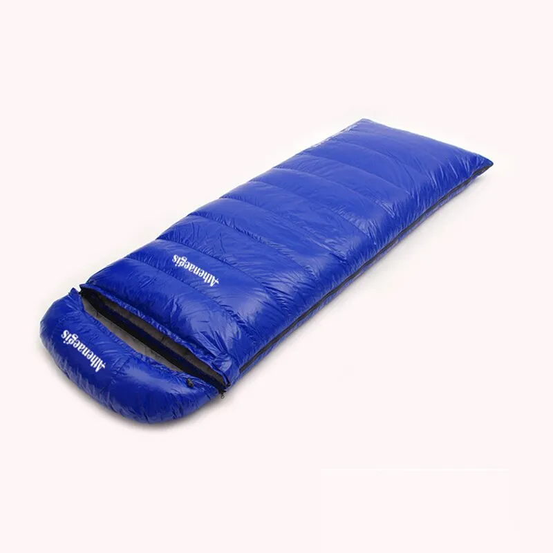 Ultralarge(200 30)x90CM white goose down 2000g/2200g/2500g filling outdoor camping winter warm sleeping bag