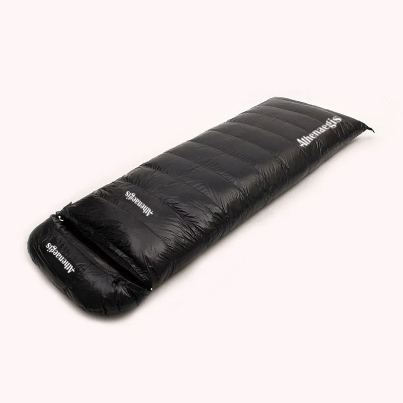 Ultralarge(200 30)x90CM white goose down 2000g/2200g/2500g filling outdoor camping winter warm sleeping bag