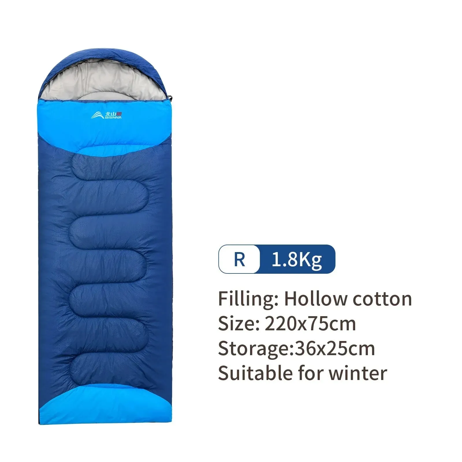 Ultralight Waterproof Winter Sleeping Bag for Camping and Hiking