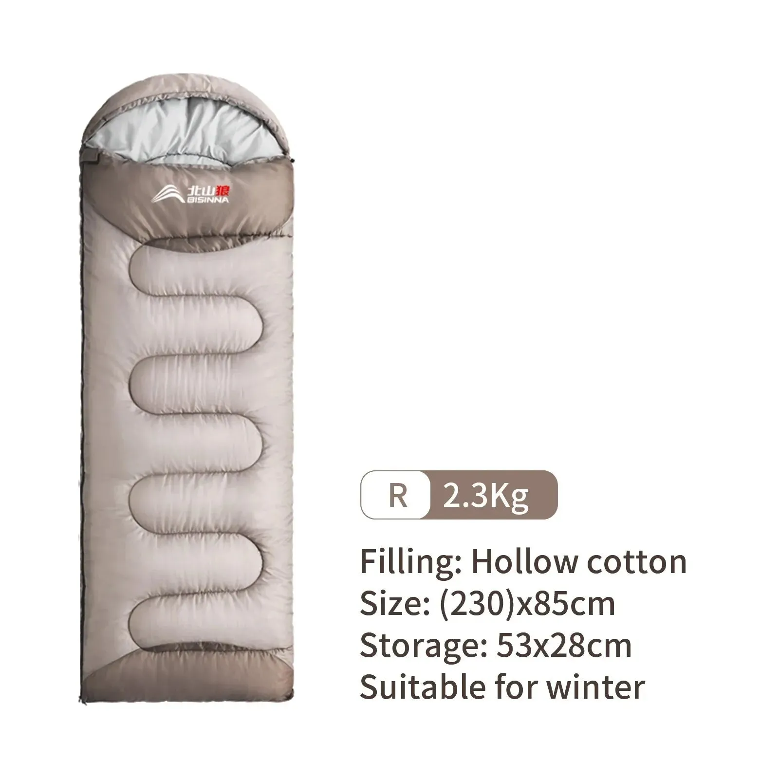 Ultralight Waterproof Winter Sleeping Bag for Camping and Hiking
