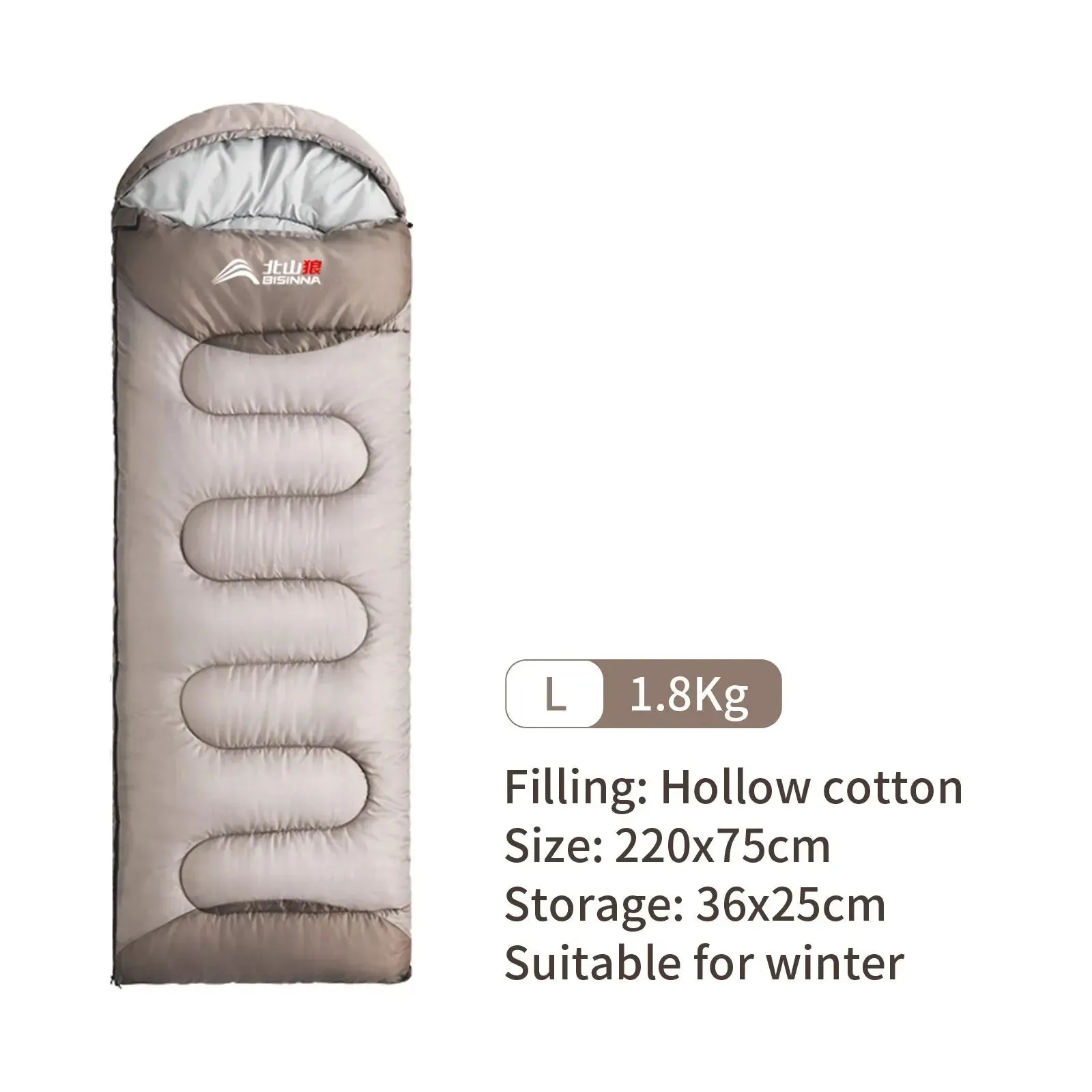 Ultralight Waterproof Winter Sleeping Bag for Camping and Hiking