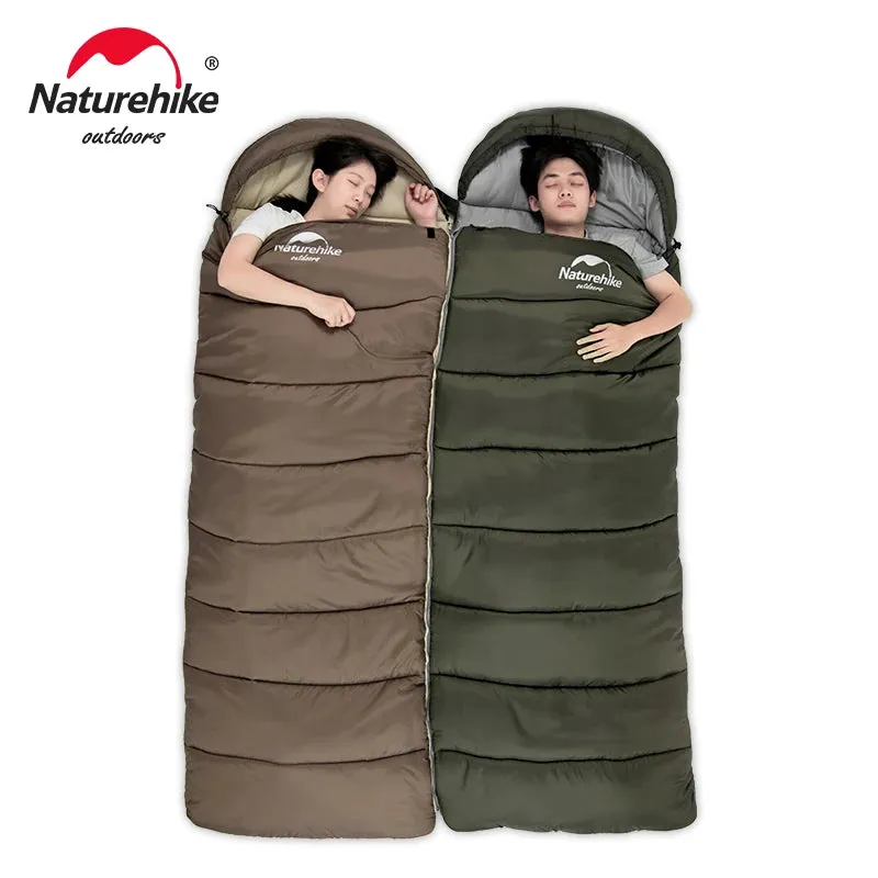 Ultralight Winter Cotton Sleeping Bag - Double Person, Splice-able, and Warm