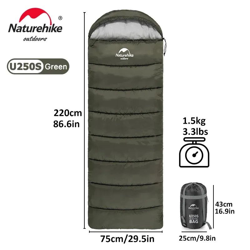 Ultralight Winter Cotton Sleeping Bag - Double Person, Splice-able, and Warm