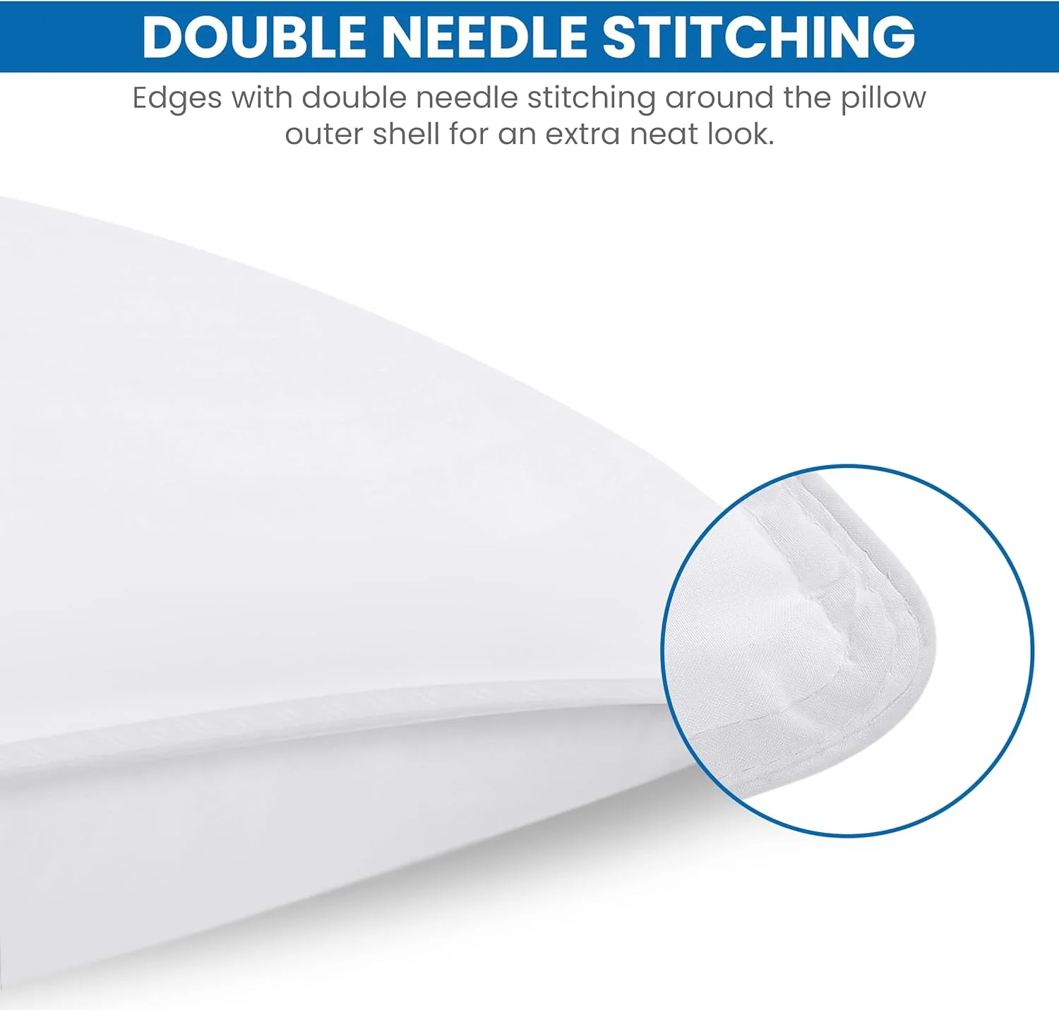 Utopia Bedding Bed Pillows for Sleeping (White), Standard Size, Set of 2, Hotel Pillow, Cooling Pillows for Side, Back or Stomach Sleepers