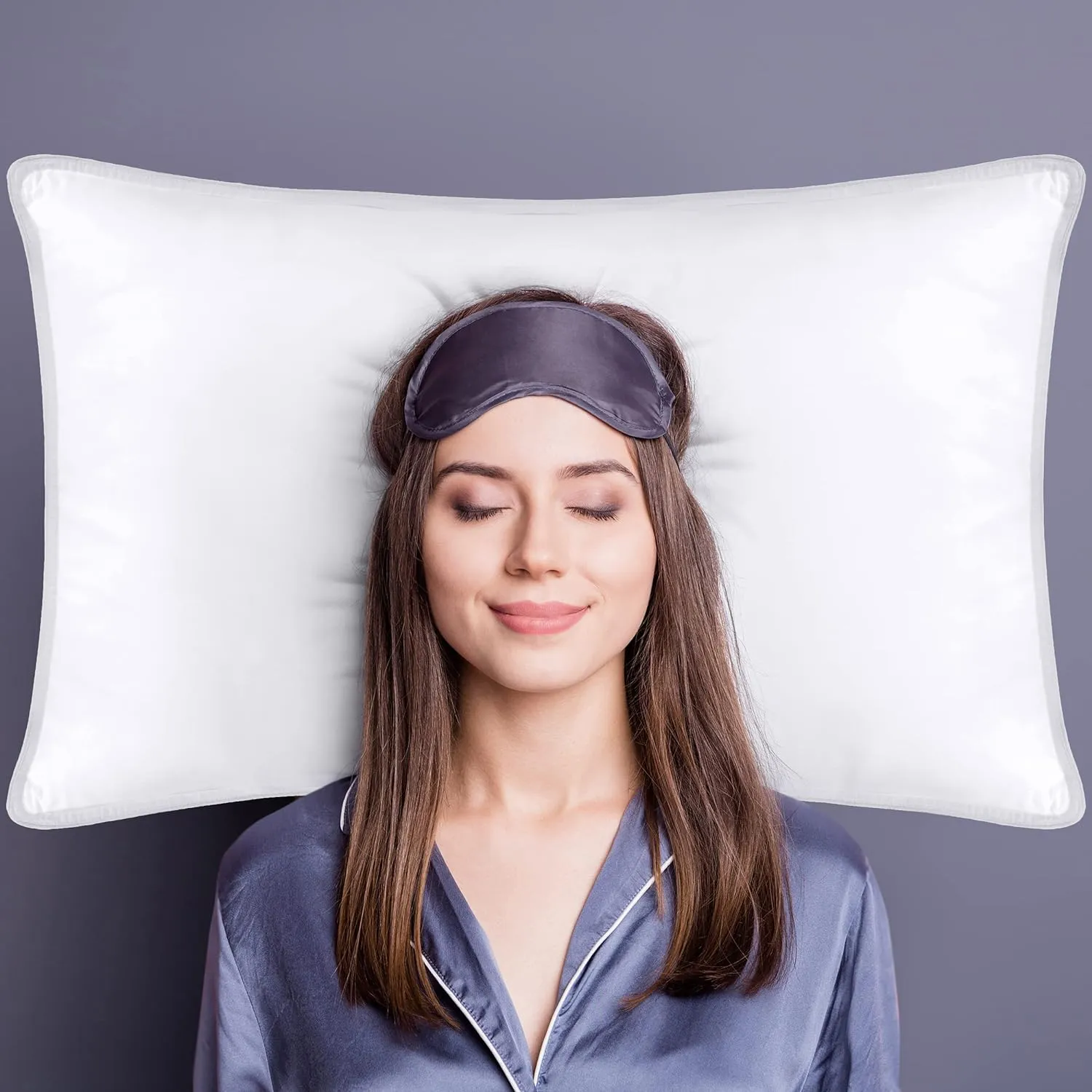 Utopia Bedding Bed Pillows for Sleeping (White), Standard Size, Set of 2, Hotel Pillow, Cooling Pillows for Side, Back or Stomach Sleepers