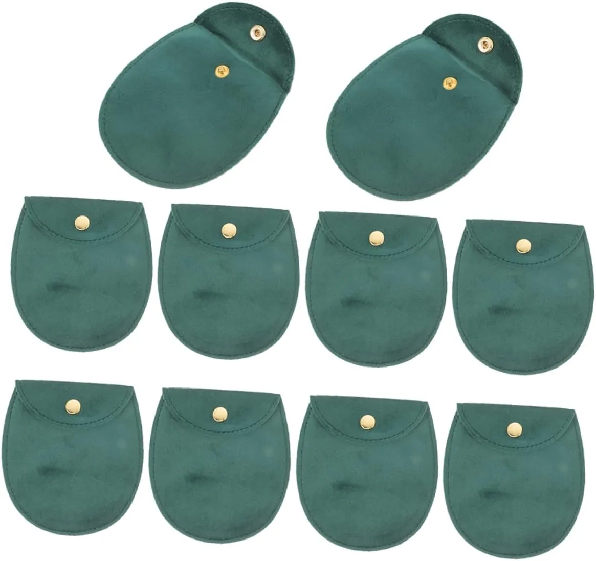 VALICLUD 50pcs Double-sided Cloth Watch Holder with Snap Button Portable Watch Storage Case for Travel Elegant Jewelry Pouch Soft Cloth Material for Enhanced