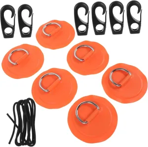 VICASKY Inflatable Boat D Ring Patches Kit Durable Kayak Accessories for Anchor Line Connection for Paddle Board Rigging and Performance Challenging Water