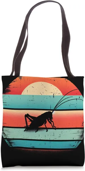 Vintage Sunset Grasshopper Tote Bag