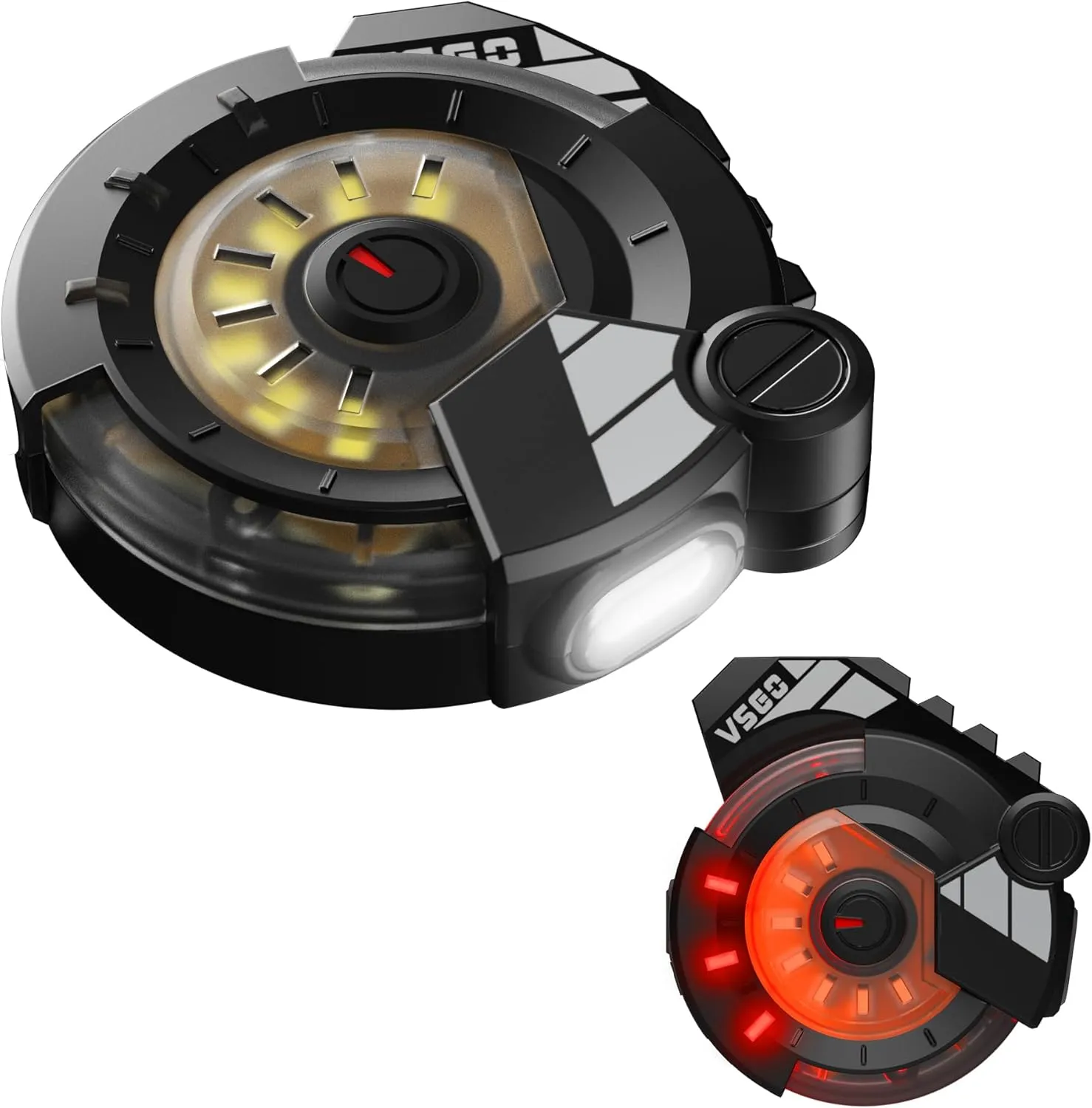 VSGO Black Snipe Multi-Function EDC Flashlight – Portable Rechargeable Keychain Light with Magnetic Base & Hat Clip, 8 Modes, Waterproof for Camping, Hiking, Cycling, Emergency Use