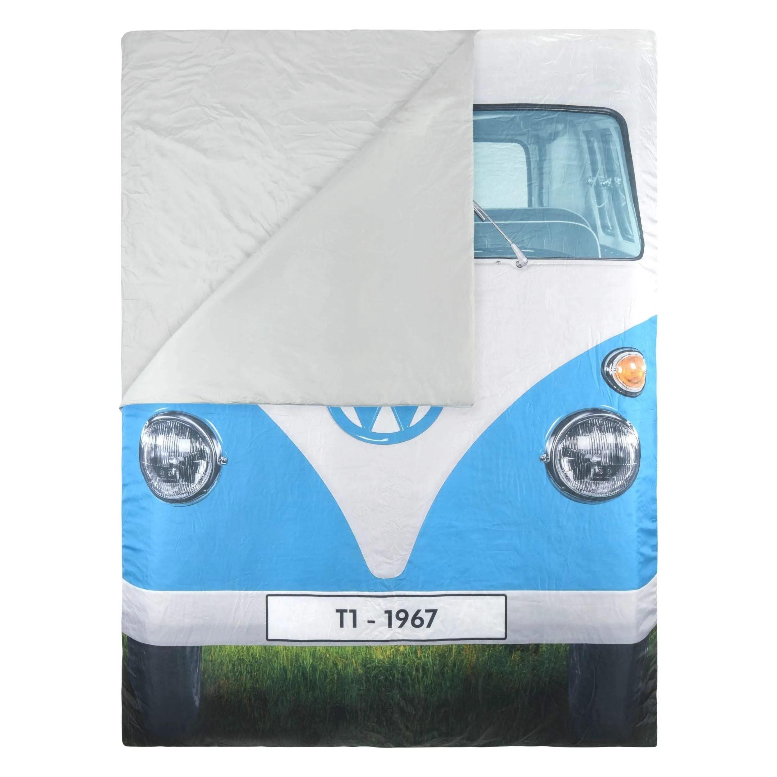 Vw Double Sleeping Bag Reversable Blue/Red 190Cm X 150Cm OL0183