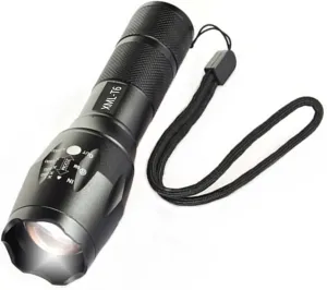 Waterproof IP65 LED Flashlight AAA Battery T6 L2 V6 5 Switch Modes Zoomable for Outdoor Camping Hiking