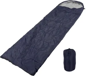 Weatherproof Envelope Sleeping Bag for Adults | Hooded Camping Sleeping Bag for Hiking/Backpacking/Outdoor | Hollow Cotton Filling, Double Zipper Design
