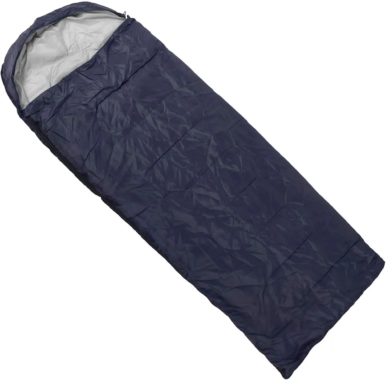 Weatherproof Envelope Sleeping Bag for Adults | Hooded Camping Sleeping Bag for Hiking/Backpacking/Outdoor | Hollow Cotton Filling, Double Zipper Design