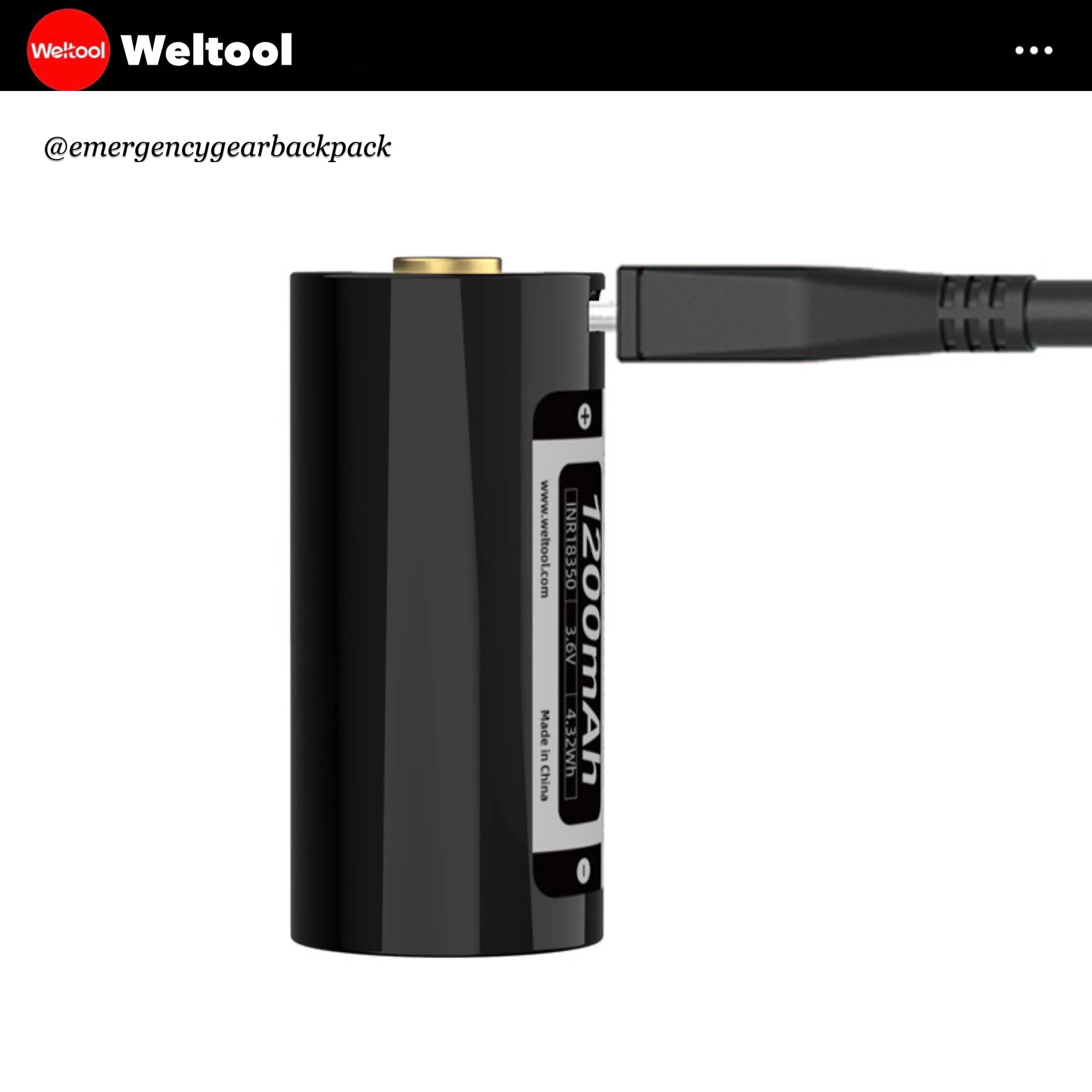 Weltool 18350 Short Body Kit for W3 and W3Pro