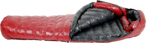 Western Mountaineering Alpinlite Sleeping Bag: 20F Down Cranberry, 6ft 6in/Left Zip