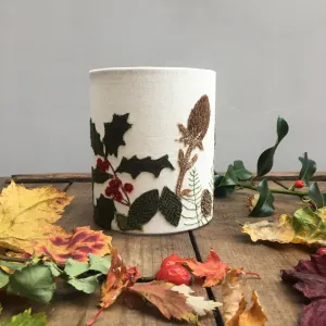 WINTER stitched lantern